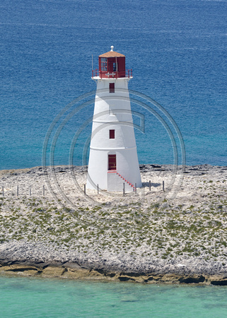 Nassau Harbour Lighthouse Closeup