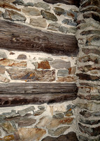 stone walls of cabin